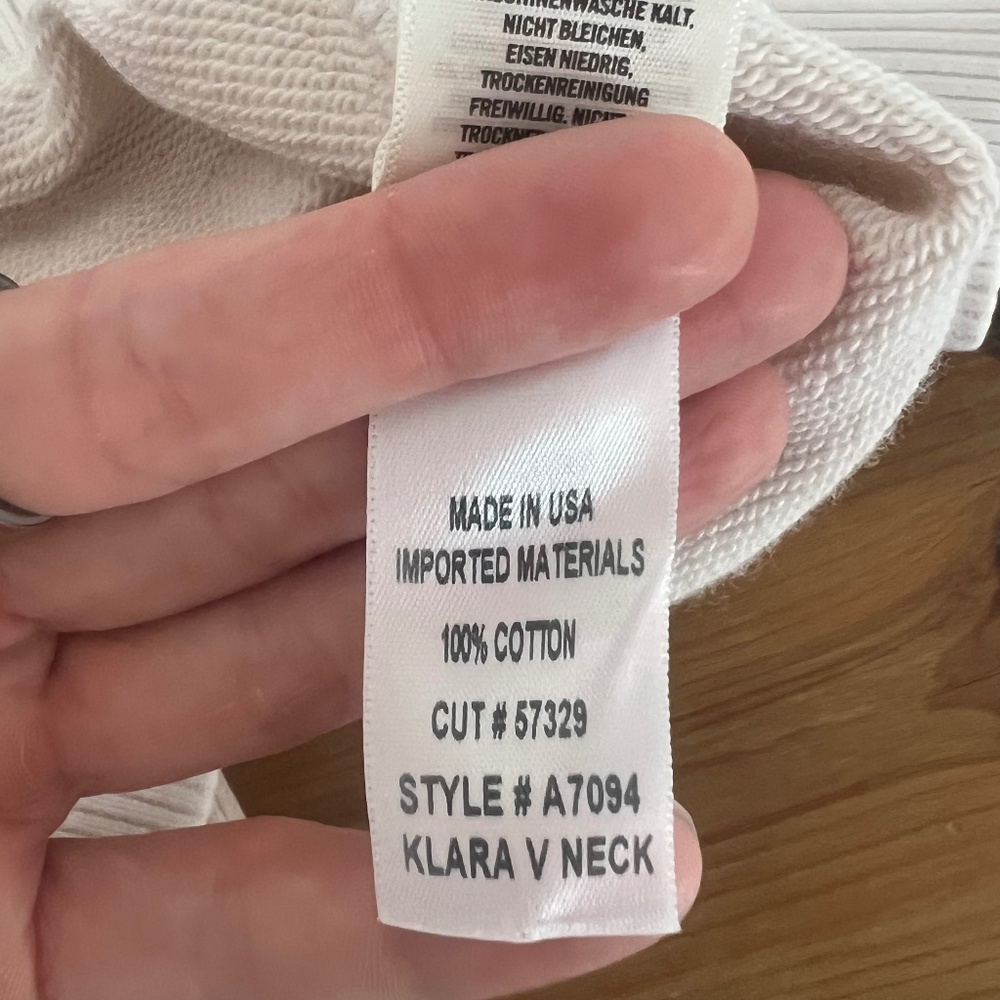 Agolde Klara Sweatshirt cream - Picture 7 of 7